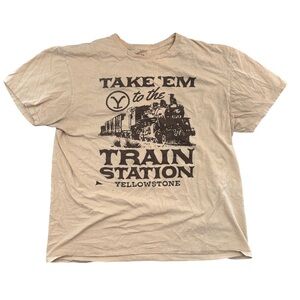 Yellowstone Tan Graphic Tee